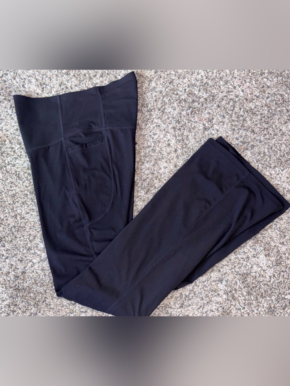 HALARA Black High-Waist Flare Leggings - Picture 9 of 10